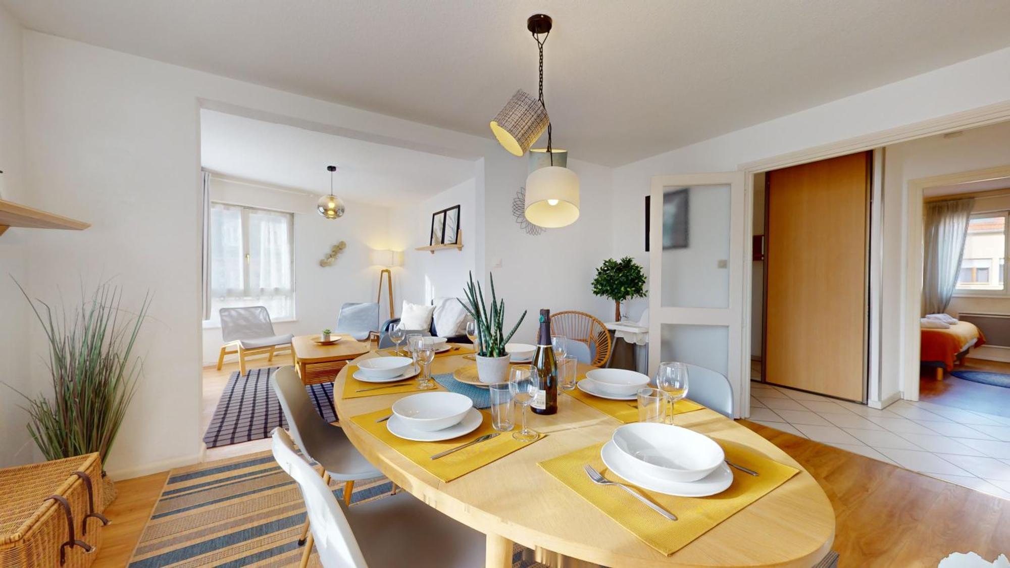 Elegance, Appartement 6 Pers 1 Parking 콜마 외부 사진
