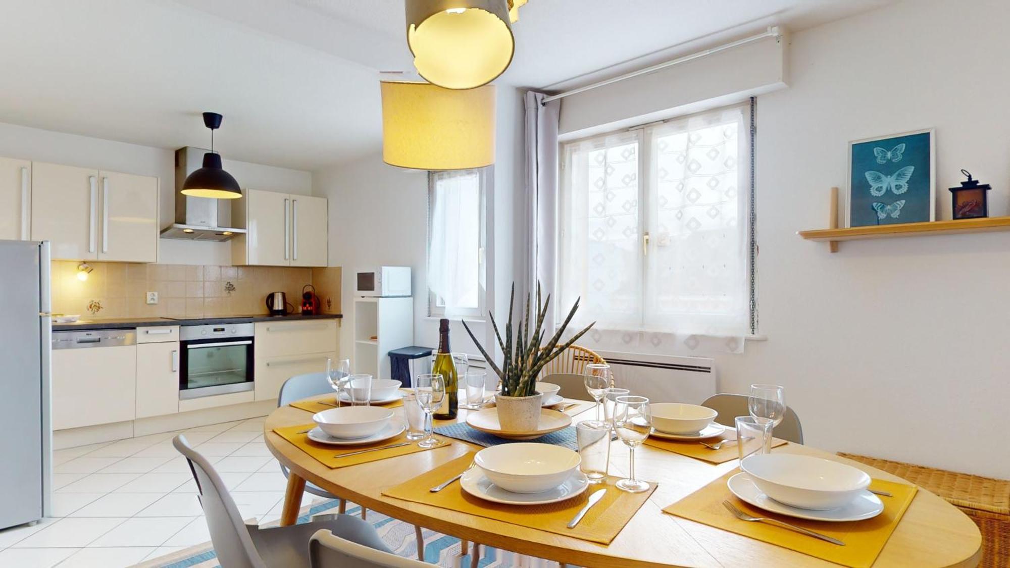 Elegance, Appartement 6 Pers 1 Parking 콜마 외부 사진