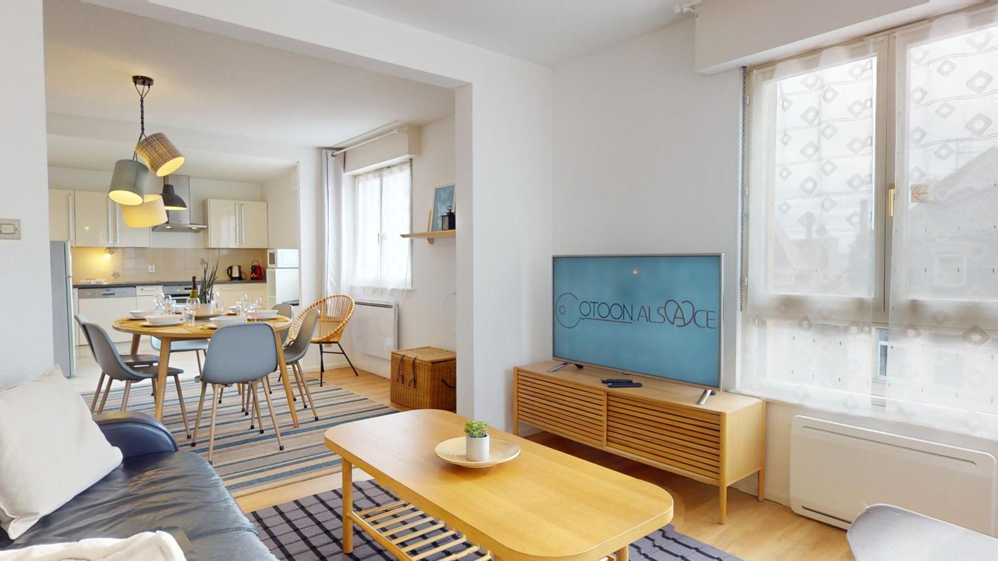 Elegance, Appartement 6 Pers 1 Parking 콜마 외부 사진